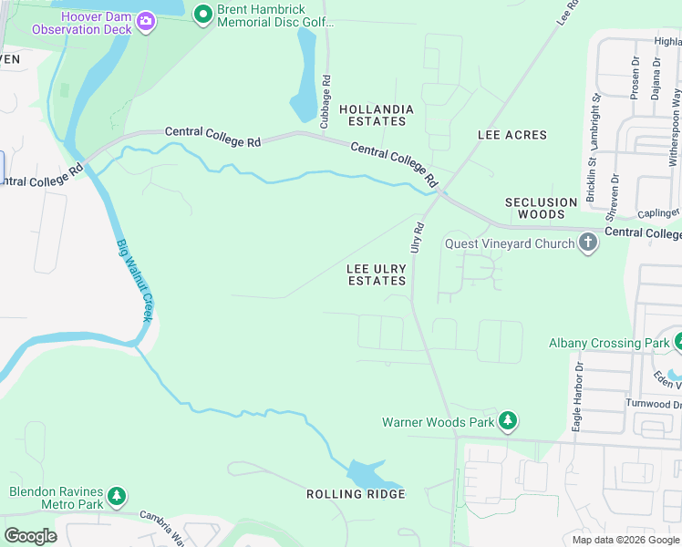 map of restaurants, bars, coffee shops, grocery stores, and more near 6966 Lee Road in Westerville