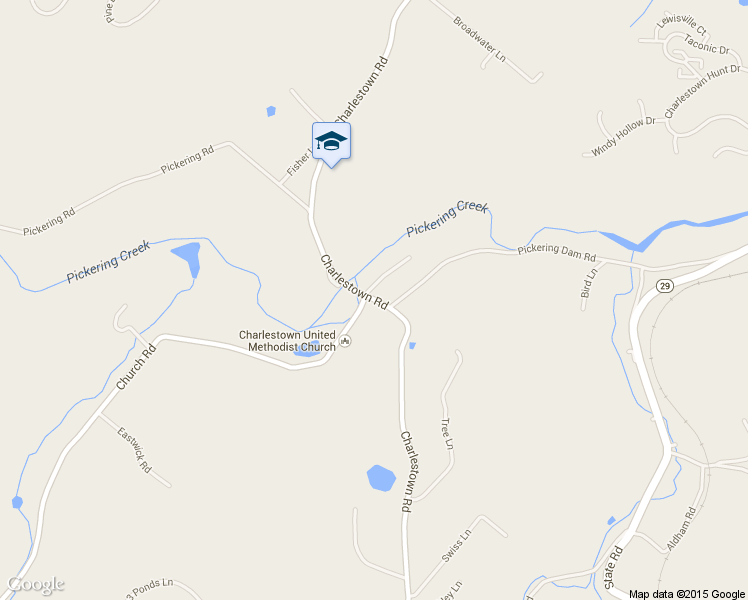 map of restaurants, bars, coffee shops, grocery stores, and more near 2340 Charlestown Road in Malvern