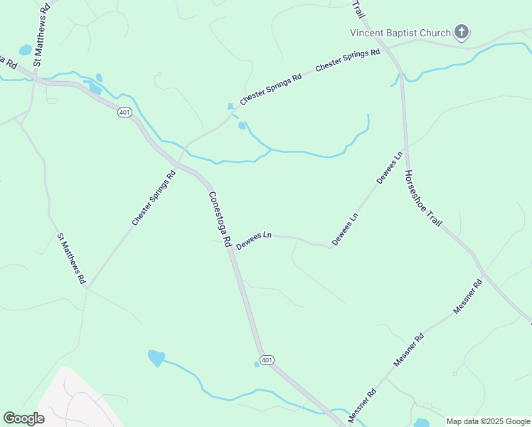 map of restaurants, bars, coffee shops, grocery stores, and more near 929 Dewees Lane in Chester Springs