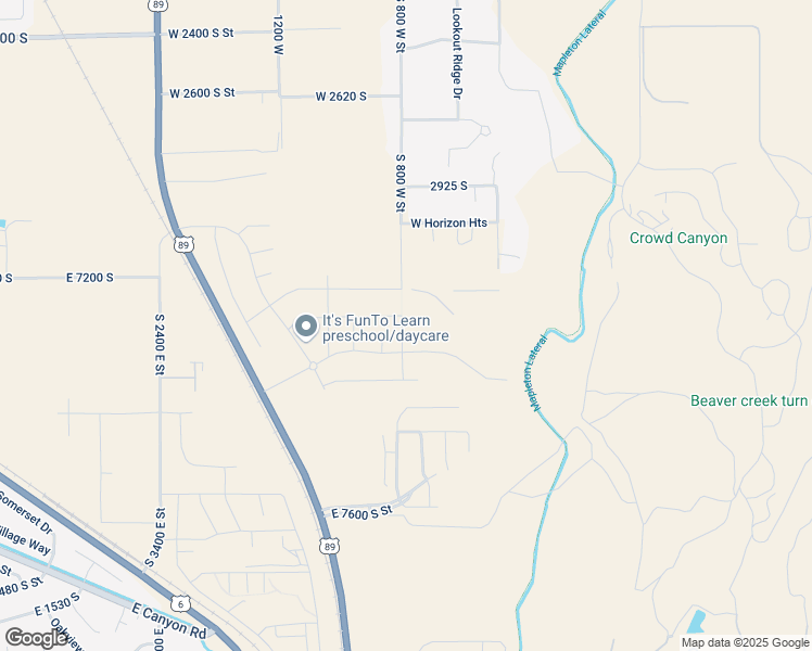 map of restaurants, bars, coffee shops, grocery stores, and more near 801 West Rock Ridge Drive in Springville