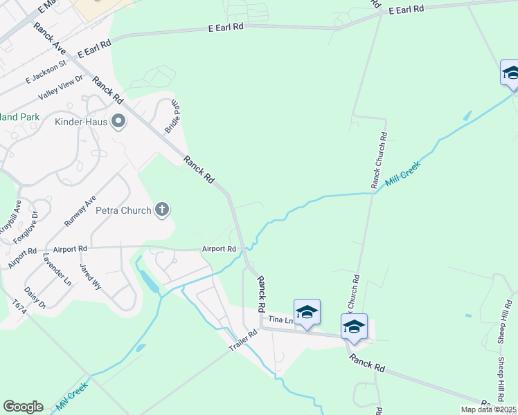 map of restaurants, bars, coffee shops, grocery stores, and more near 529 Ranck Road in New Holland
