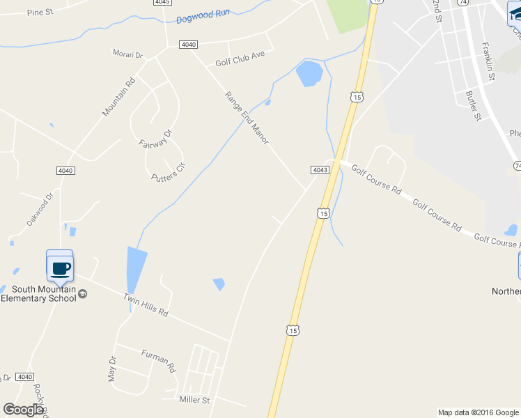 map of restaurants, bars, coffee shops, grocery stores, and more near 514 Range End Road in Dillsburg