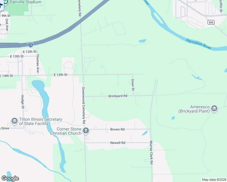 map of restaurants, bars, coffee shops, grocery stores, and more near 500-538 Brickyard Road in Danville