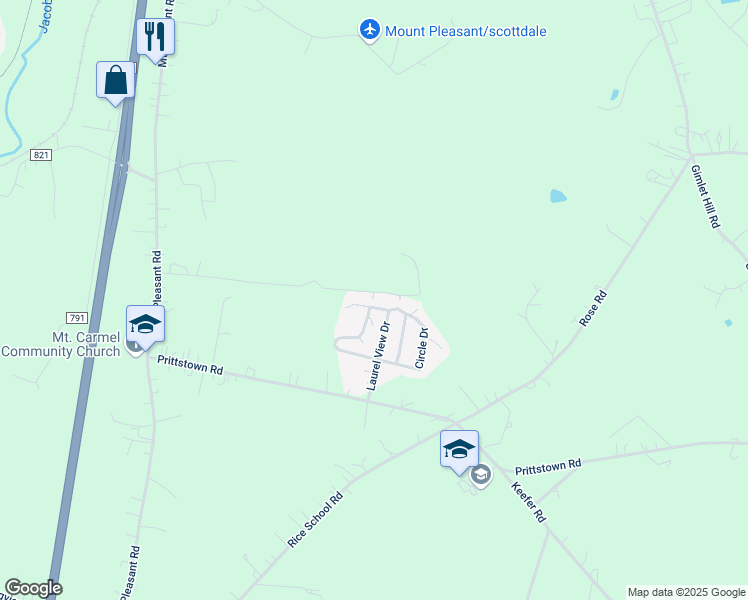 map of restaurants, bars, coffee shops, grocery stores, and more near 502 Hill Street in Mount Pleasant
