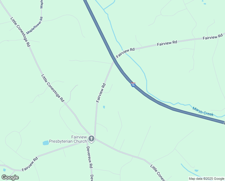 map of restaurants, bars, coffee shops, grocery stores, and more near 4 Peters Lane in Glenmoore