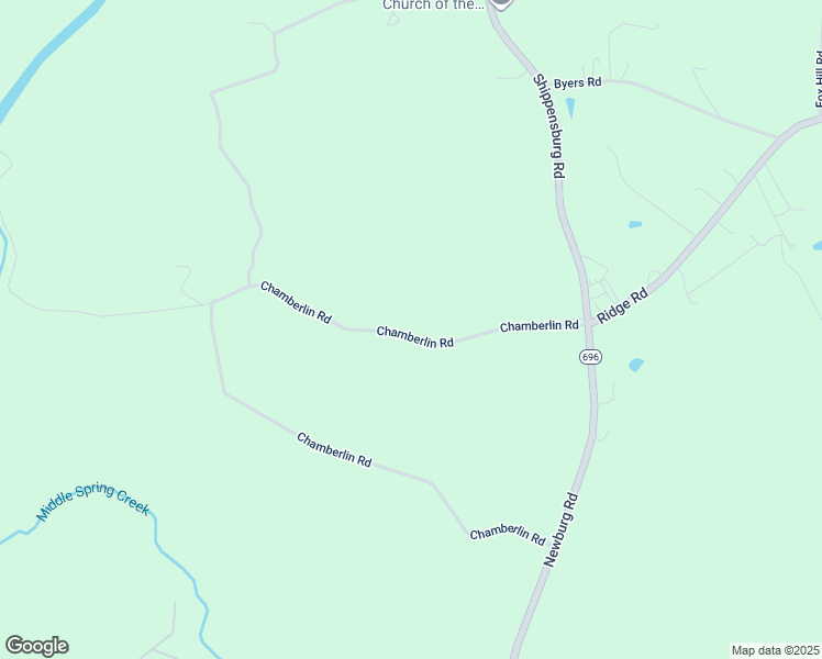 map of restaurants, bars, coffee shops, grocery stores, and more near 160 Chamberlin Road in Shippensburg