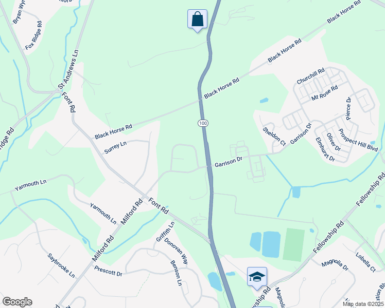 map of restaurants, bars, coffee shops, grocery stores, and more near 136 Maggie Lane in Chester Springs