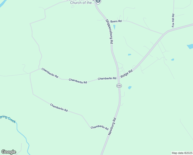 map of restaurants, bars, coffee shops, grocery stores, and more near 180 Chamberlin Road in Shippensburg