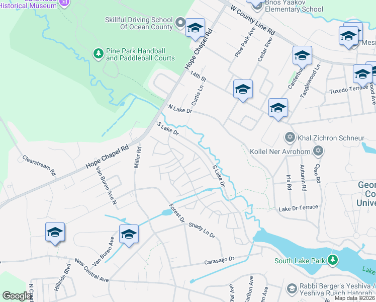 map of restaurants, bars, coffee shops, grocery stores, and more near 10B Carnation Drive in Lakewood