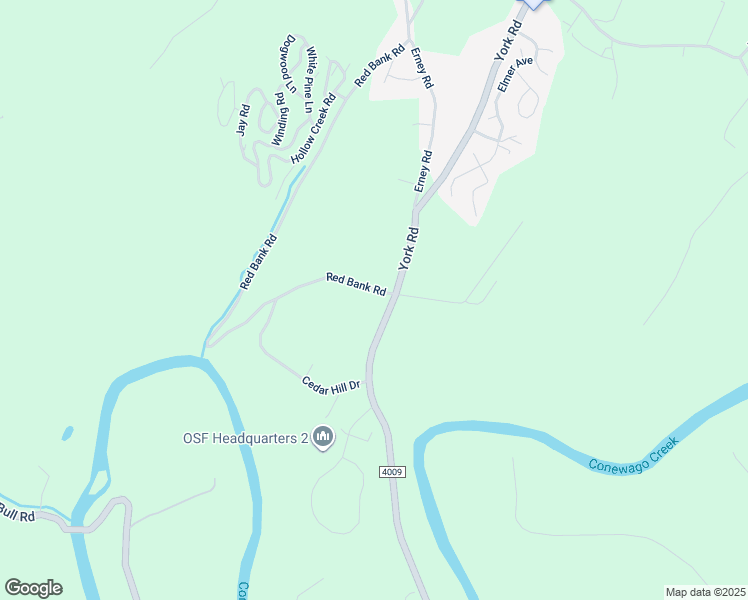 map of restaurants, bars, coffee shops, grocery stores, and more near 1815 York Rd in Dover