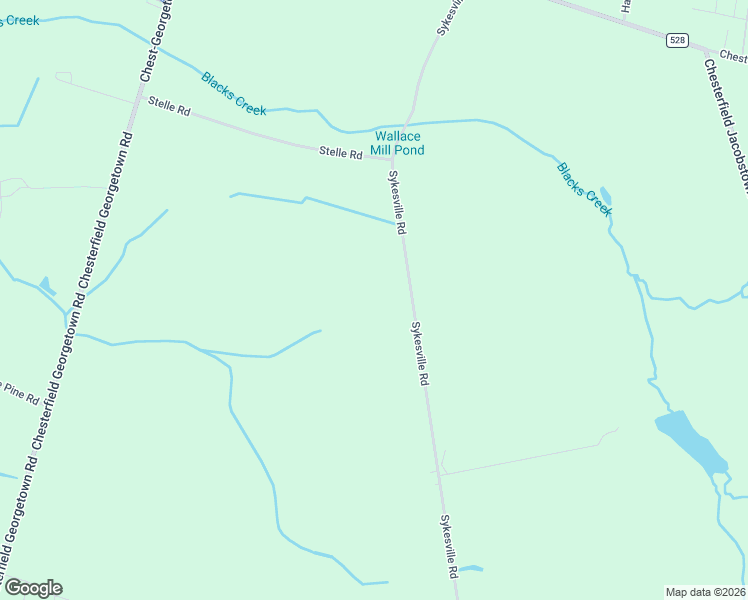 map of restaurants, bars, coffee shops, grocery stores, and more near 58 Sykesville Road in Chesterfield Township