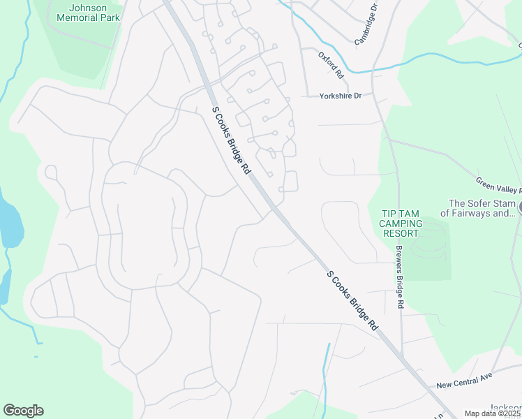 map of restaurants, bars, coffee shops, grocery stores, and more near 4 Bay Hill Road in Jackson Township