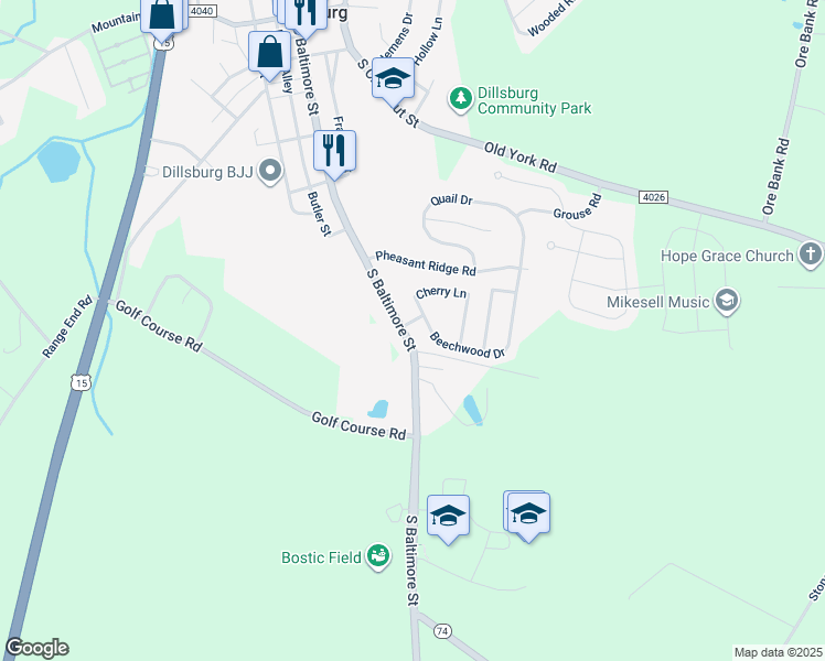 501 South Baltimore Street, Dillsburg PA Walk Score