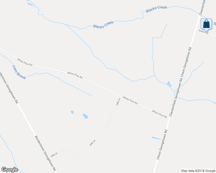 map of restaurants, bars, coffee shops, grocery stores, and more near 41 White Pine Road in Burlington County