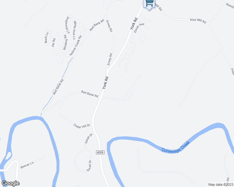 map of restaurants, bars, coffee shops, grocery stores, and more near 2500 Red Bank Road in Dover