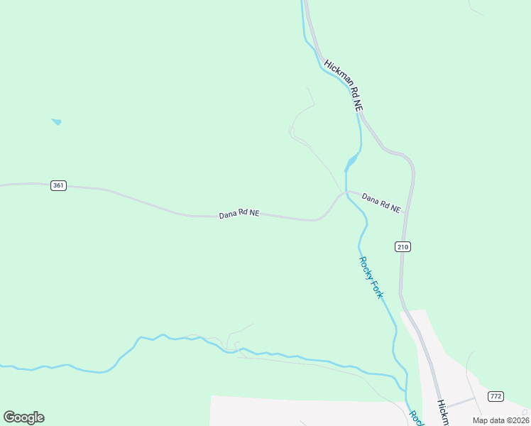 map of restaurants, bars, coffee shops, grocery stores, and more near 14249 Dana Road Northeast in Newark