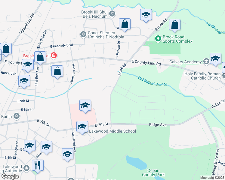map of restaurants, bars, coffee shops, grocery stores, and more near in 