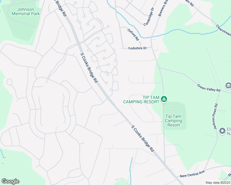 map of restaurants, bars, coffee shops, grocery stores, and more near 2 South Baker Drive in Jackson Township