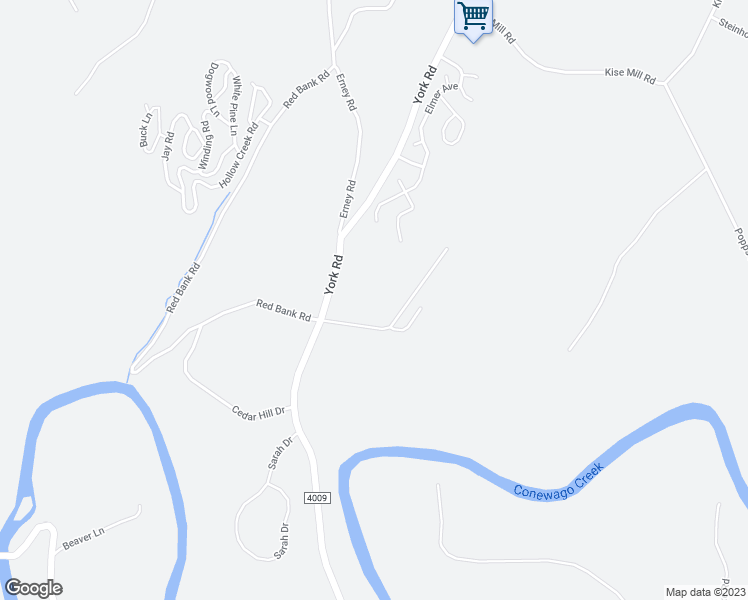 map of restaurants, bars, coffee shops, grocery stores, and more near 2500 Red Bank Road in Dover
