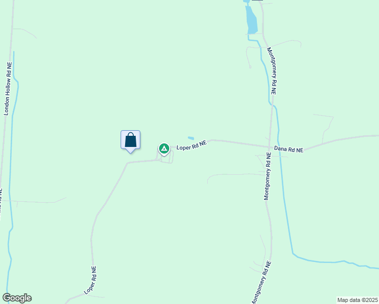 map of restaurants, bars, coffee shops, grocery stores, and more near 3400 Loper Road Northeast in Newark