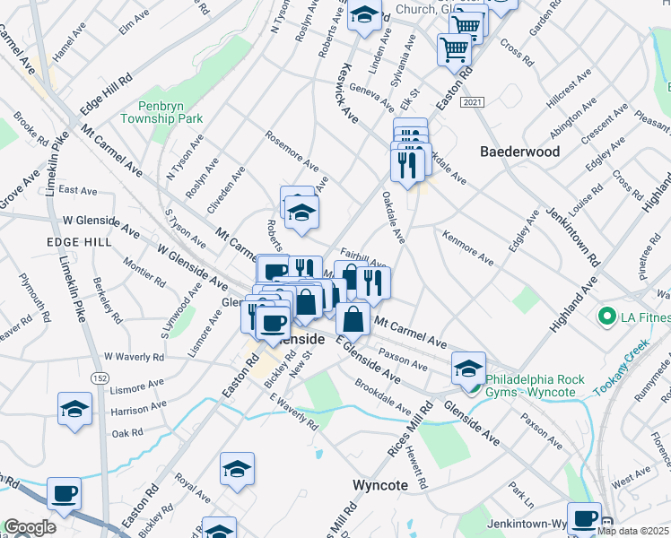 2253 Menlo Avenue, Glenside PA Walk Score