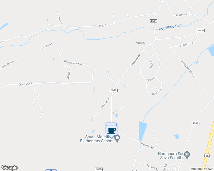 map of restaurants, bars, coffee shops, grocery stores, and more near 5 Green House Road in Dillsburg