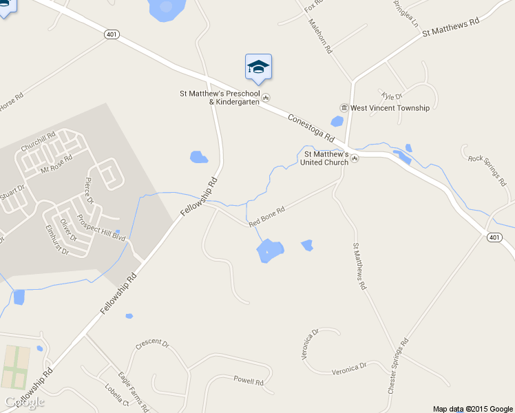 map of restaurants, bars, coffee shops, grocery stores, and more near 629 Red Bone Rd in Chester Springs