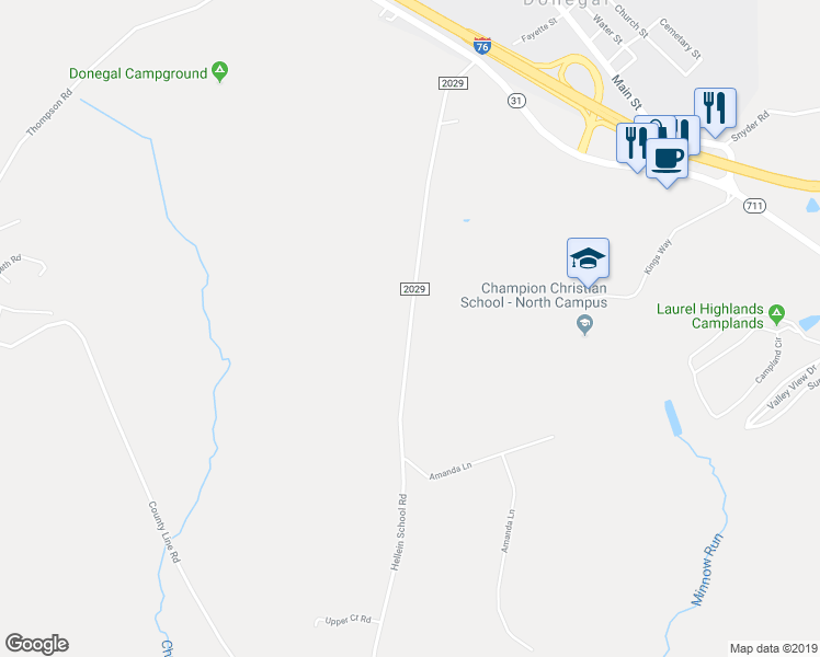 map of restaurants, bars, coffee shops, grocery stores, and more near 289 Hellein School Road in Acme