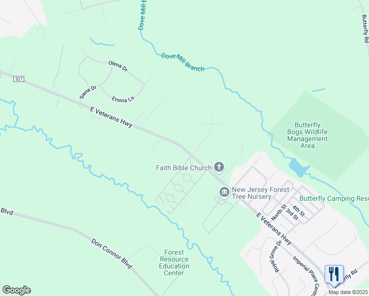 map of restaurants, bars, coffee shops, grocery stores, and more near in Jackson Township