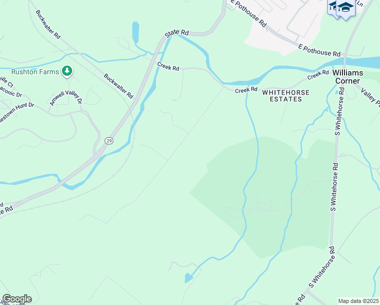 map of restaurants, bars, coffee shops, grocery stores, and more near 4104 Tinker Hill Road in Phoenixville