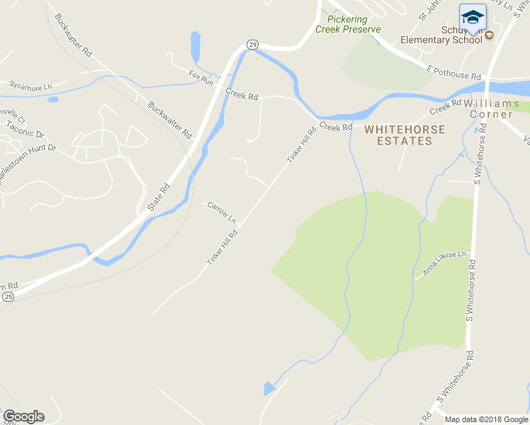 map of restaurants, bars, coffee shops, grocery stores, and more near 4104 Tinker Hill Road in Phoenixville