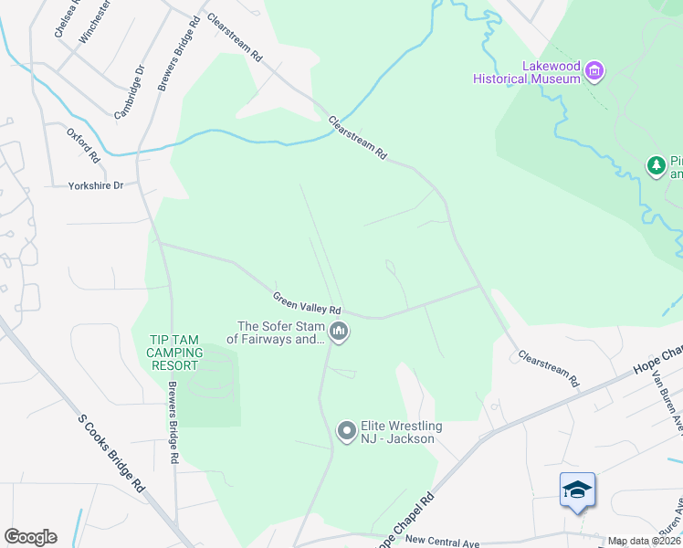 map of restaurants, bars, coffee shops, grocery stores, and more near 373 Glenn Road in Jackson Township