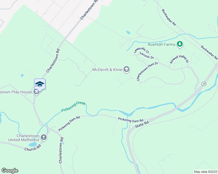 map of restaurants, bars, coffee shops, grocery stores, and more near 117 Windy Hollow Drive in Phoenixville