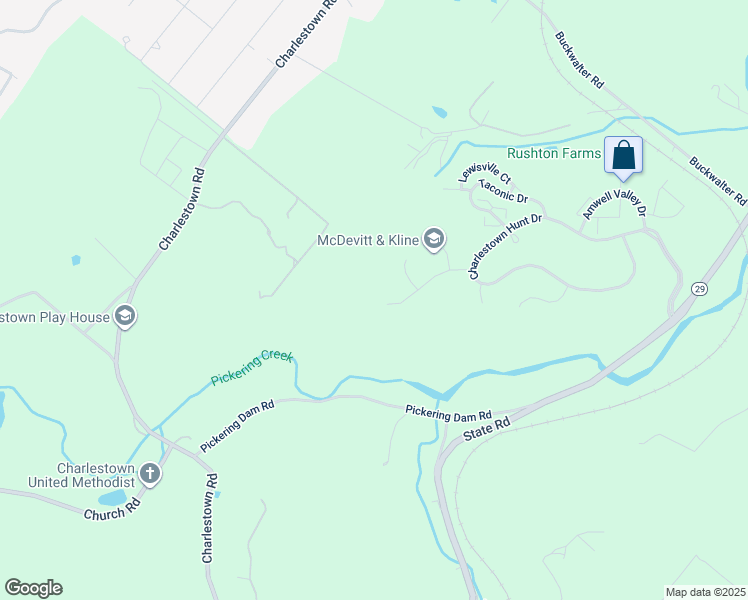 map of restaurants, bars, coffee shops, grocery stores, and more near 117 Windy Hollow Drive in Phoenixville