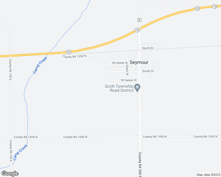 map of restaurants, bars, coffee shops, grocery stores, and more near in Seymour