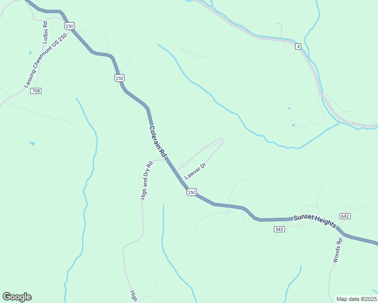 map of restaurants, bars, coffee shops, grocery stores, and more near 54961 Lawver Drive in Bridgeport