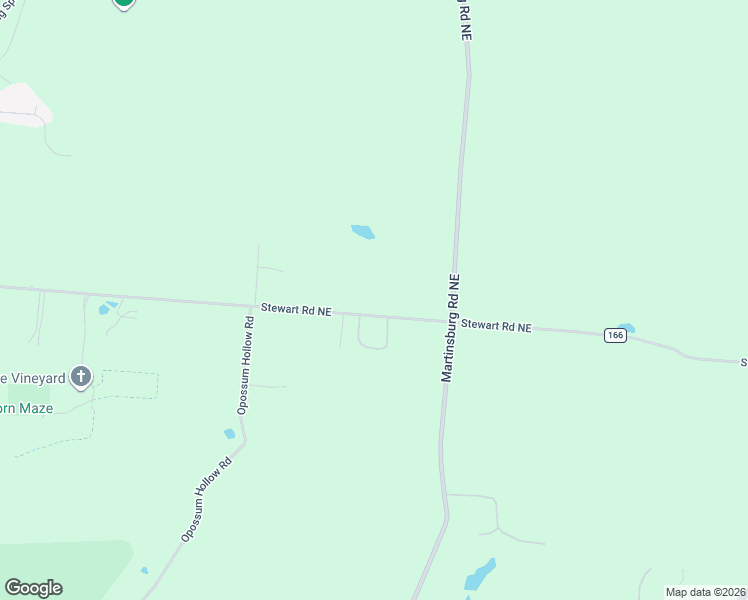 map of restaurants, bars, coffee shops, grocery stores, and more near 8477 Stewart Road Northeast in Newark