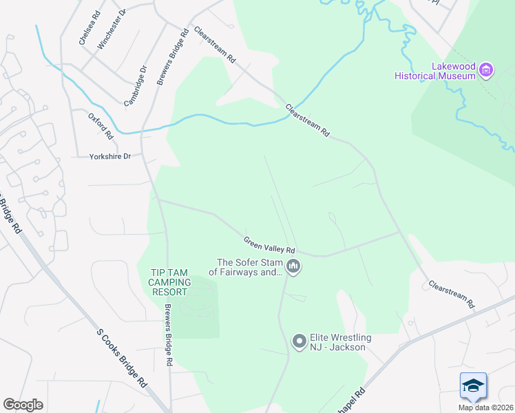 map of restaurants, bars, coffee shops, grocery stores, and more near 766 Green Valley Road in Jackson Township