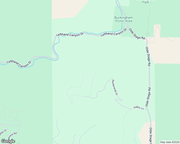 map of restaurants, bars, coffee shops, grocery stores, and more near 1426 Rembrandt Drive in Boulder