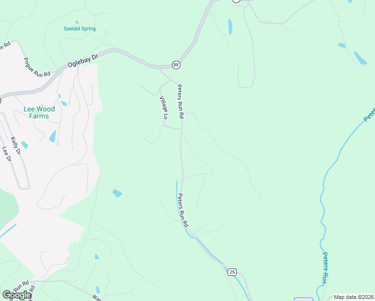 map of restaurants, bars, coffee shops, grocery stores, and more near 4274 Peters Run Road in Wheeling