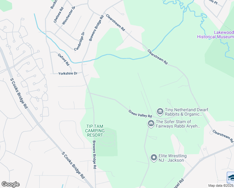 map of restaurants, bars, coffee shops, grocery stores, and more near 742 Green Valley Road in Jackson