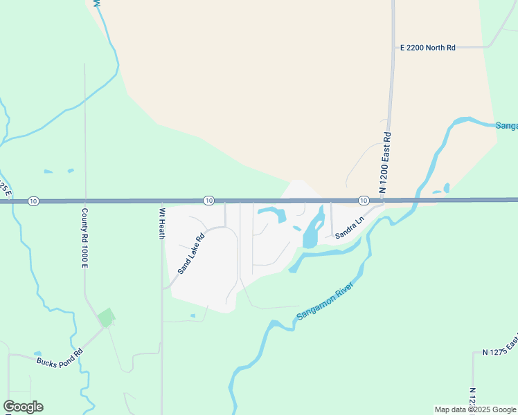map of restaurants, bars, coffee shops, grocery stores, and more near 2147 Bonnie Lane in Monticello