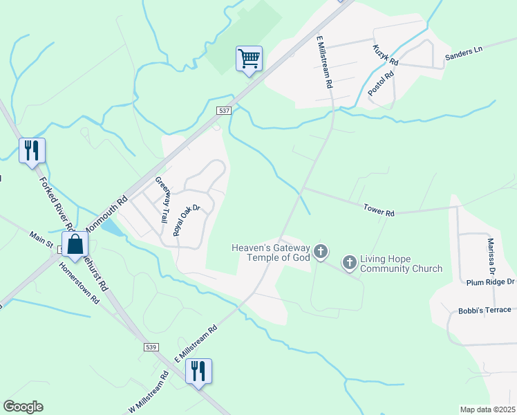 359 East Millstream Road, Plumsted Township NJ Walk Score