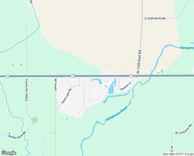 map of restaurants, bars, coffee shops, grocery stores, and more near 2147 Bonnie Lane in Monticello