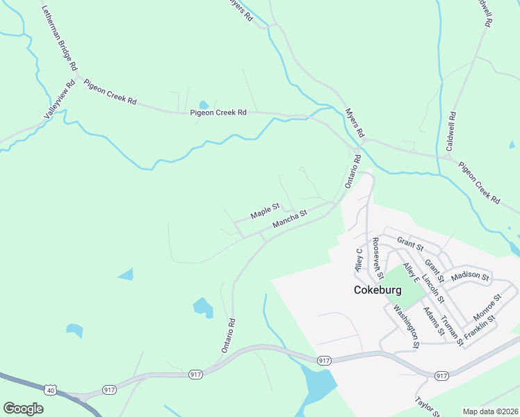 map of restaurants, bars, coffee shops, grocery stores, and more near 23 Maple Street in Eighty Four