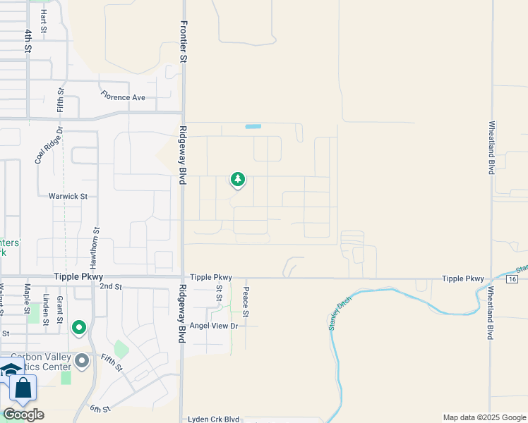 map of restaurants, bars, coffee shops, grocery stores, and more near 7205 Dolores Avenue in Frederick