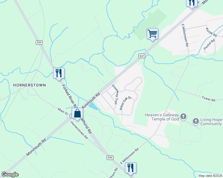 map of restaurants, bars, coffee shops, grocery stores, and more near 6 Surrey Drive in Plumsted