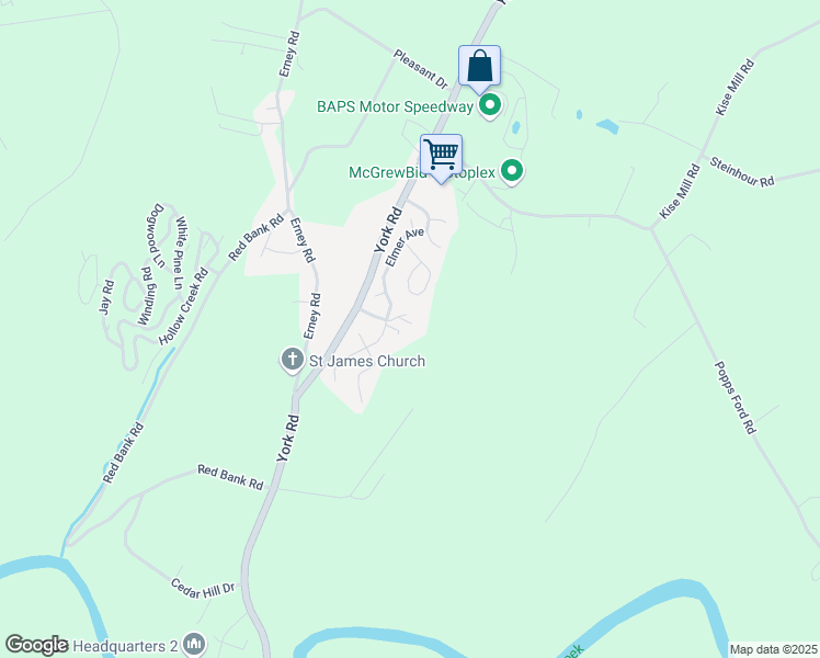 map of restaurants, bars, coffee shops, grocery stores, and more near 800 York Road in Dover