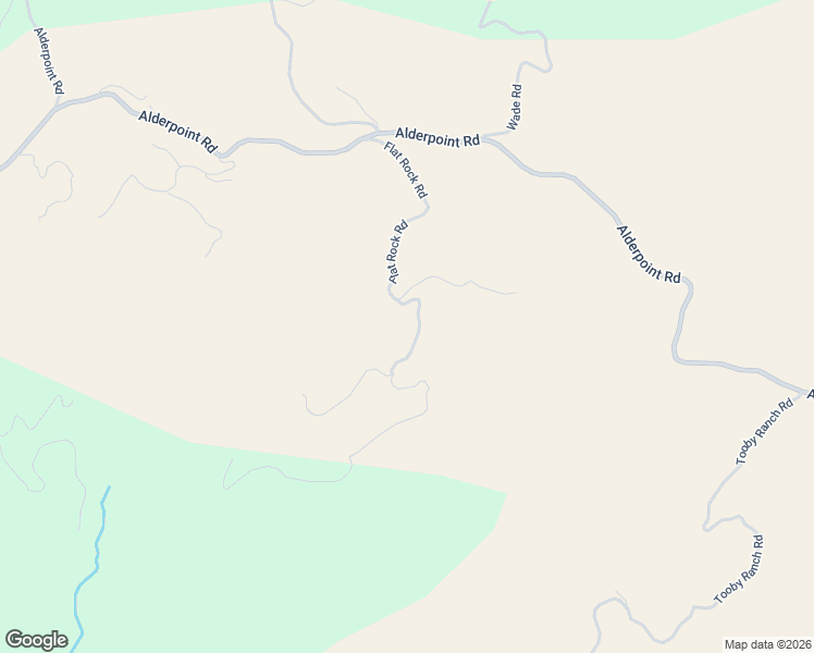 map of restaurants, bars, coffee shops, grocery stores, and more near 2980 Flat Rock Road in Garberville