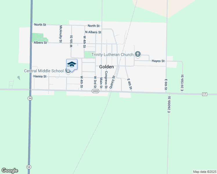 map of restaurants, bars, coffee shops, grocery stores, and more near 103 Quincy Street in Golden